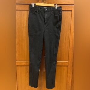 Madewell Curvy Stovepipe Jean Washed Black
